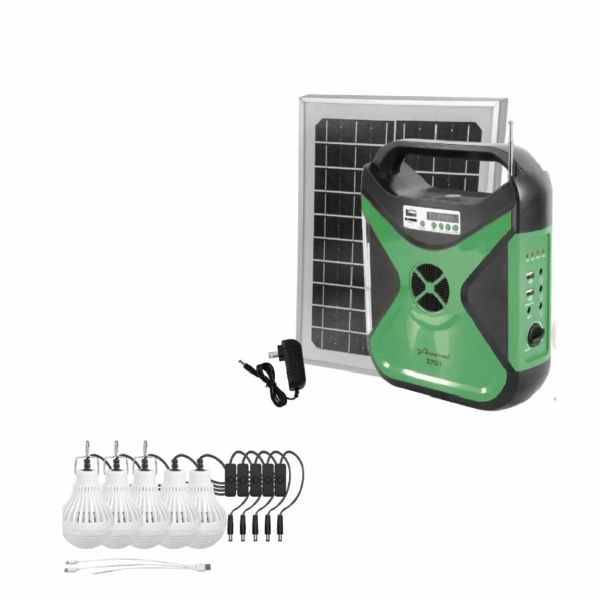 Sistema de iluminacion solar de emergencia Lion tools - Imagen 2