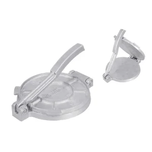 Tortilladora manual de aluminio