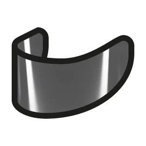 MT SET VISOR SMOKED 100% MAX VISION MT-V-37