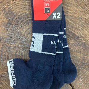 COMPRESSPORT CALCETINES PACK DE 2 PARES AZULES