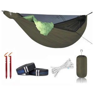 Hamaca de Camping Onewind Northers de Doble Capa con Mosquitero de 11 pies
