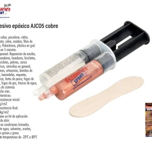 Pegamento epoxico cobre