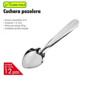 Cucharas pozoleras de acero inoxidable