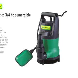 Bomba electrica 3/4 hp sumergible  3/4 HP agua limpia y sucia