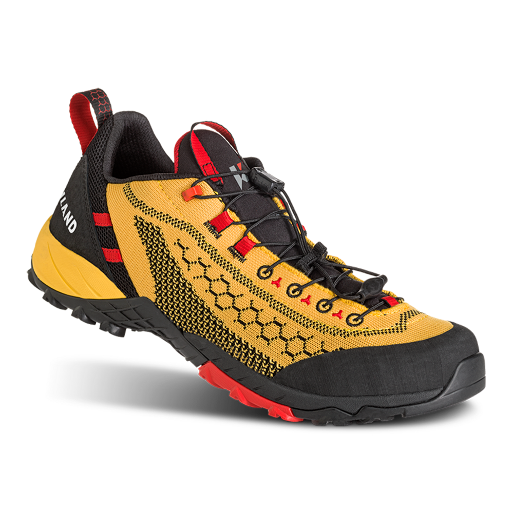 ZAPATILLA KAYLAND ALPHA KNIT YELLOW BLACK - Imagen 2