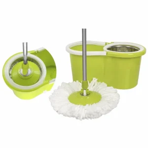 Trapeador con exprimidor giratorio