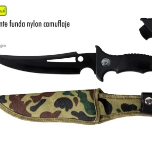 CUCHILLO 7 RUBBER BRUJULA FUNDA LION TOOLS