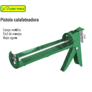 Pistola calafateadora tipo cremallera