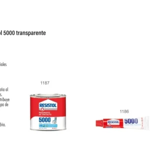 Resistol 5000 transparente 21 ml