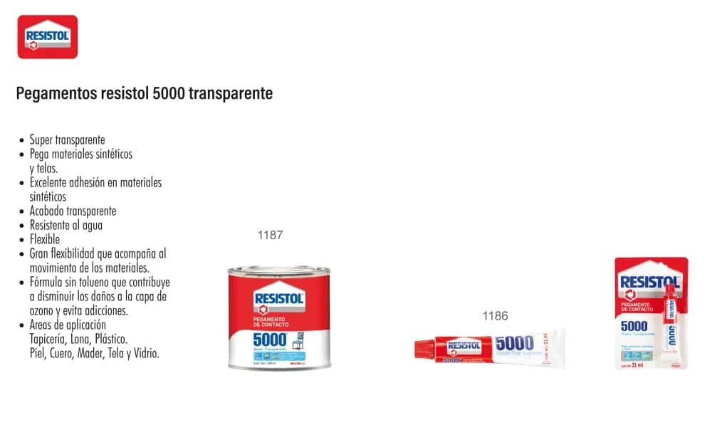 Resistol 5000 transparente 21 ml - Imagen 2