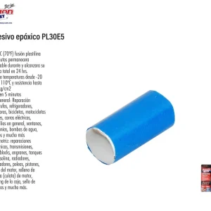 Adhesivo epóxico en plastilina