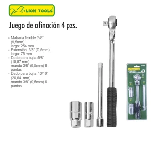 JUEGO AFINACION FLEXIBLE LION TOOLS