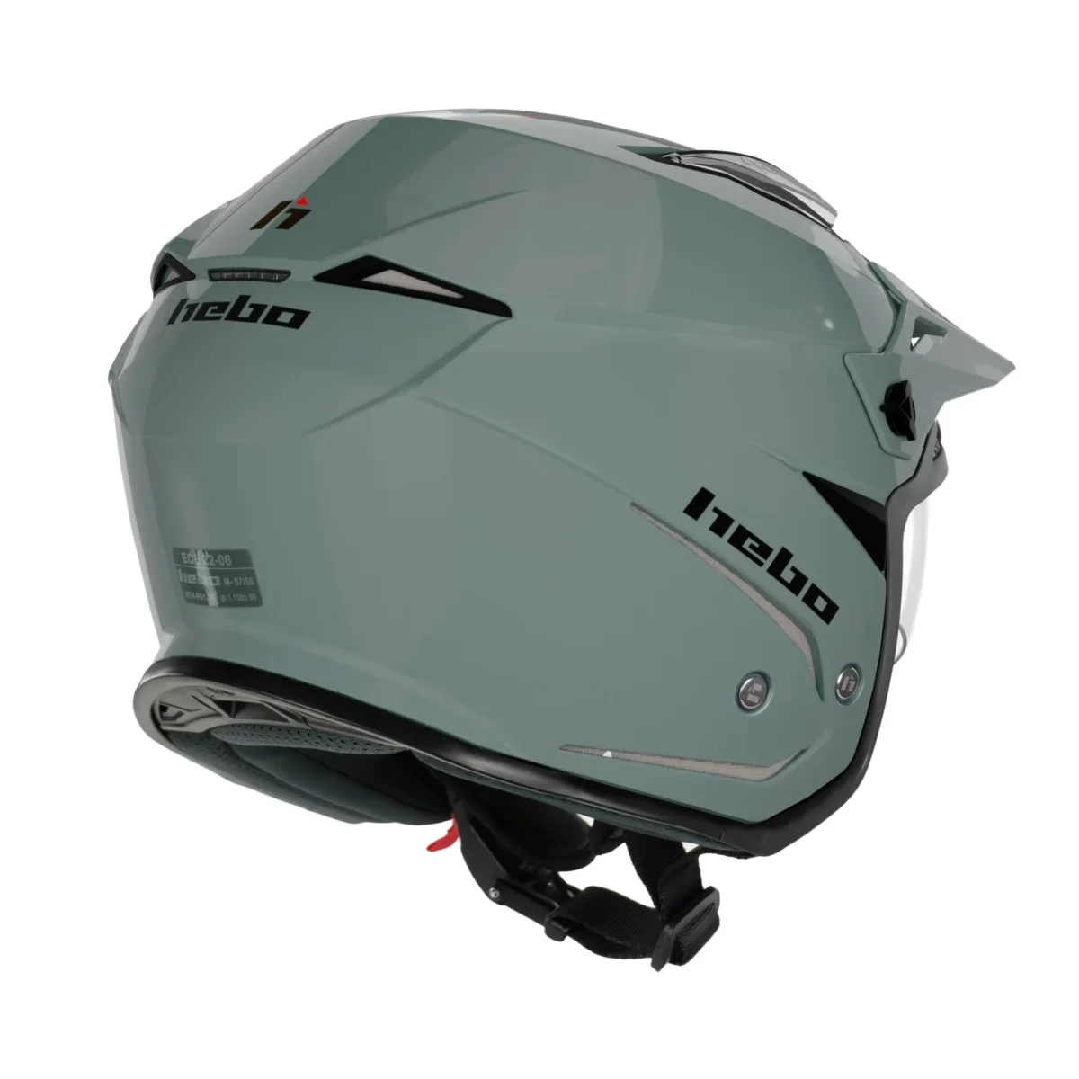Casco Zone 5 Monocolor Verde - Imagen 4