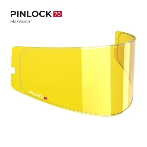 DKS 193 YELLOW PINLOCK LENS MAX VISION FOR MT-V-16 VISOR