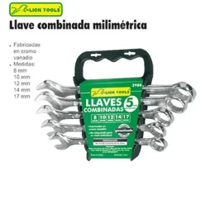 Llaves combinadas estandar juego 5 pzs.