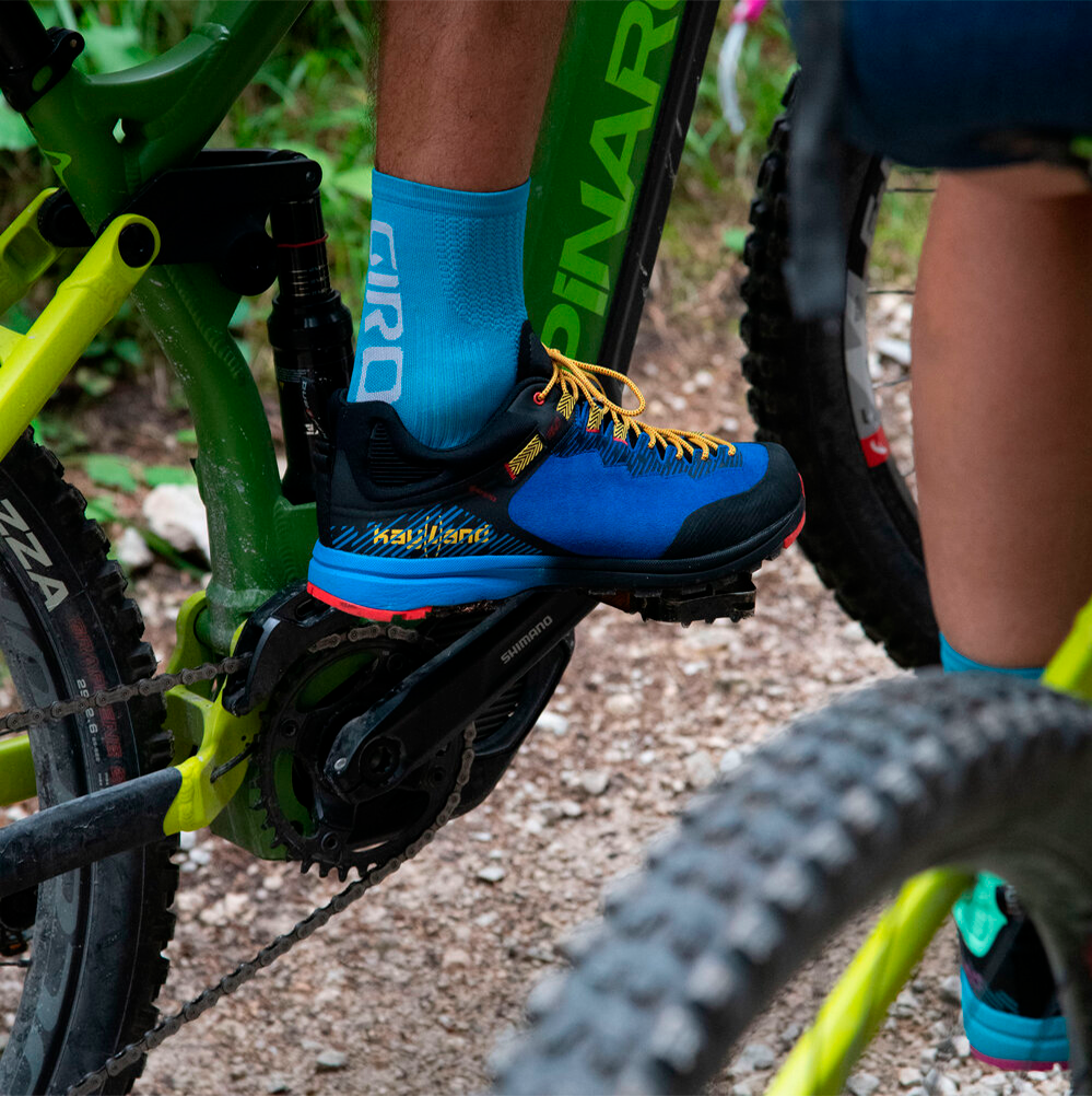 ZAPATILLA KAYLAND GRIMPEUR GTX BLUE-YELLOW - Imagen 4