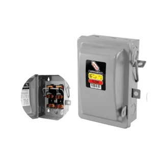 interruptor de seguridad 2 polos 60 amperes