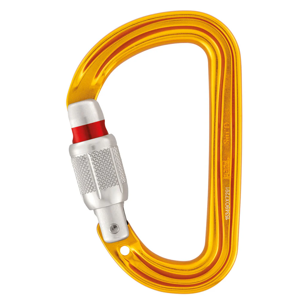 Mosqueton Petzl SM'D (Sistema De Bloqueo Screw-Lock)