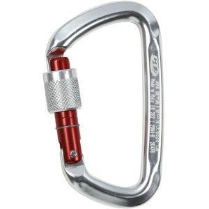 MOSQUETON DE ROSCA CLIMBING TECHNOLOGY D-SHAPE