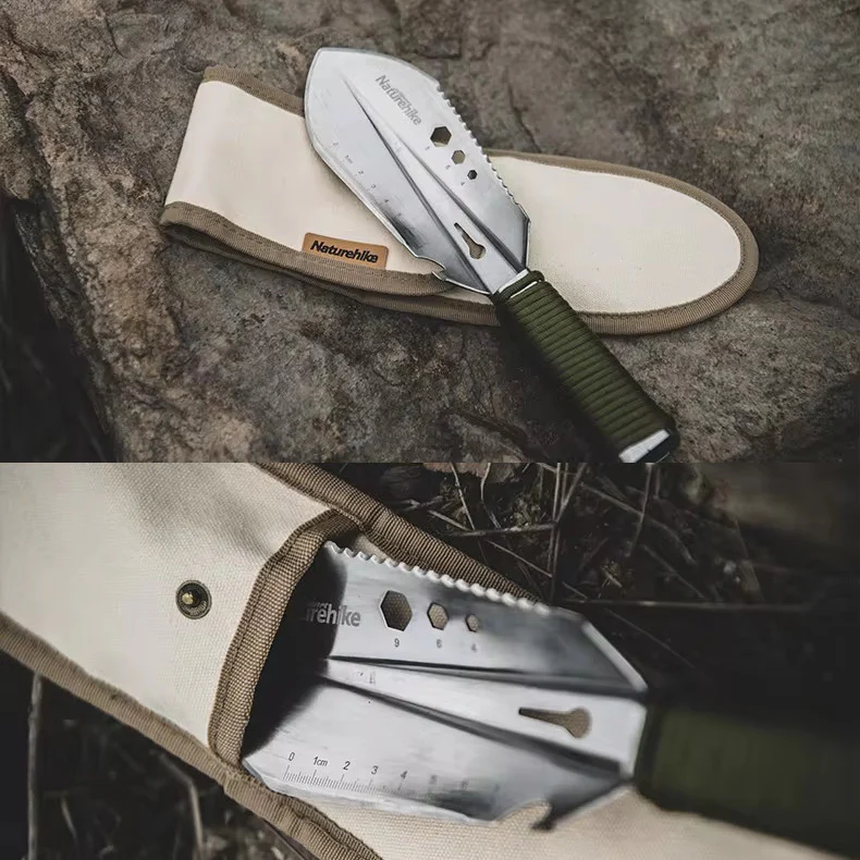 Pala Compacta Multifuncional Naturehike en Acero Inoxidable - Imagen 9