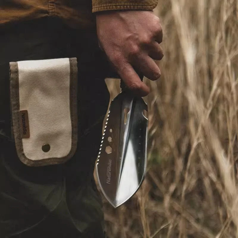 Pala Compacta Multifuncional Naturehike en Acero Inoxidable - Imagen 3