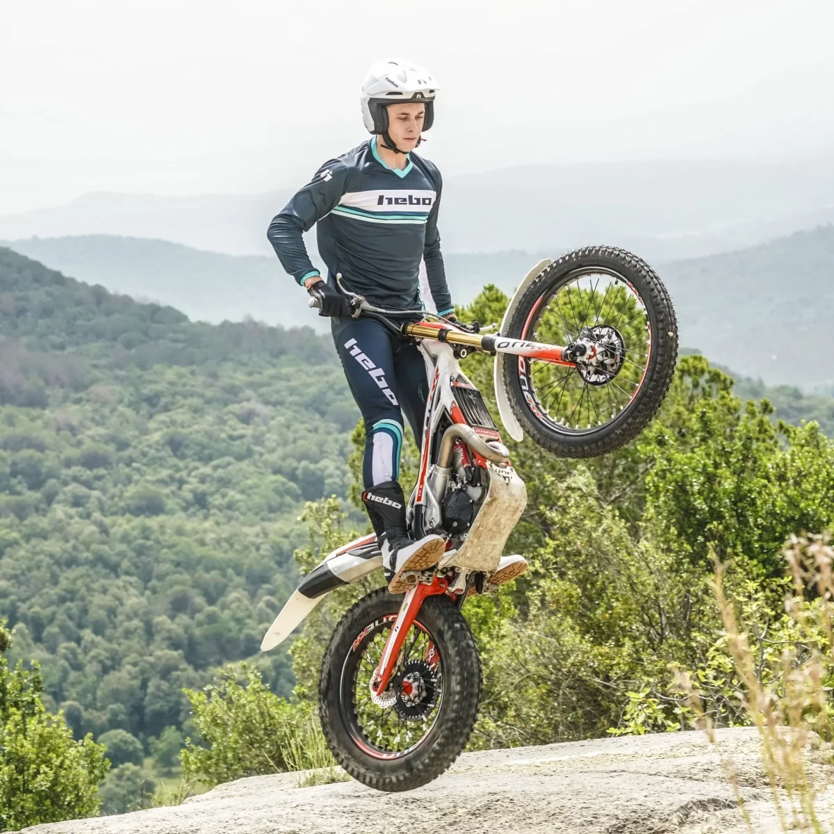Pantalon Pro Trial Retro Verde - Imagen 6