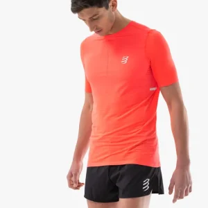 Compressport Pro Racing SS Tshirt M – Fluo Red