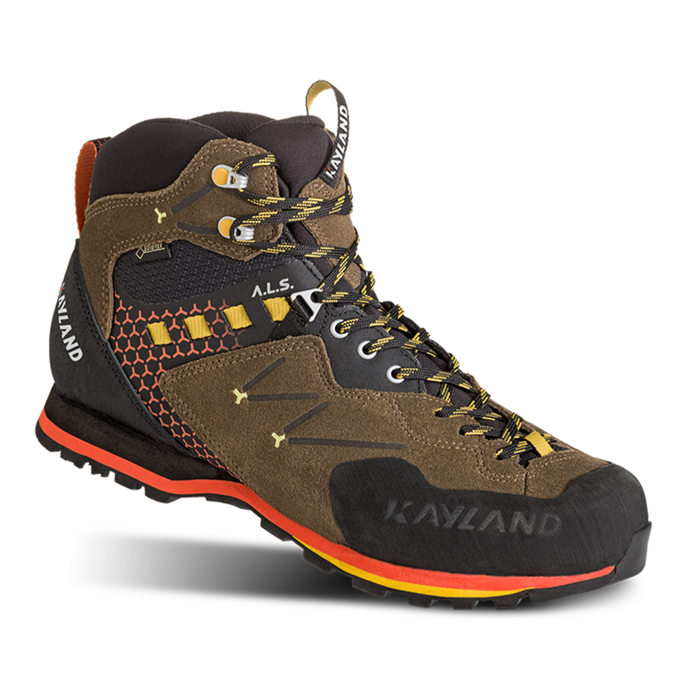 ZAPATO KAYLAND VITRIK MID GTX DARK NEGRO/MARRON